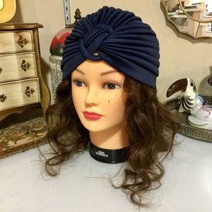 🔮📿Amazing Vintage Navy Turban📿🔮